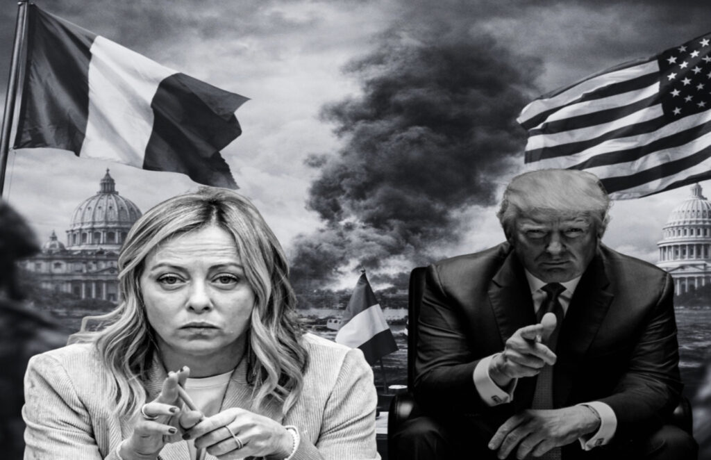 trump-meloni-scintille